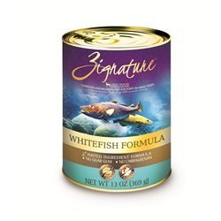 Zignature whitefish 2024 dog food reviews